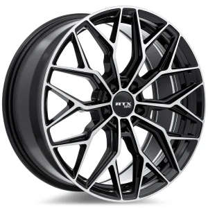 RTX Wheels – RS02 – Black – 18″x8″ 38mm – Summer Wheels – 083154